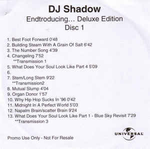 Dj Shadow Endtroducing Full Album Torrent